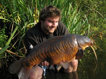 His passion is Canal fishing… and he is good at it