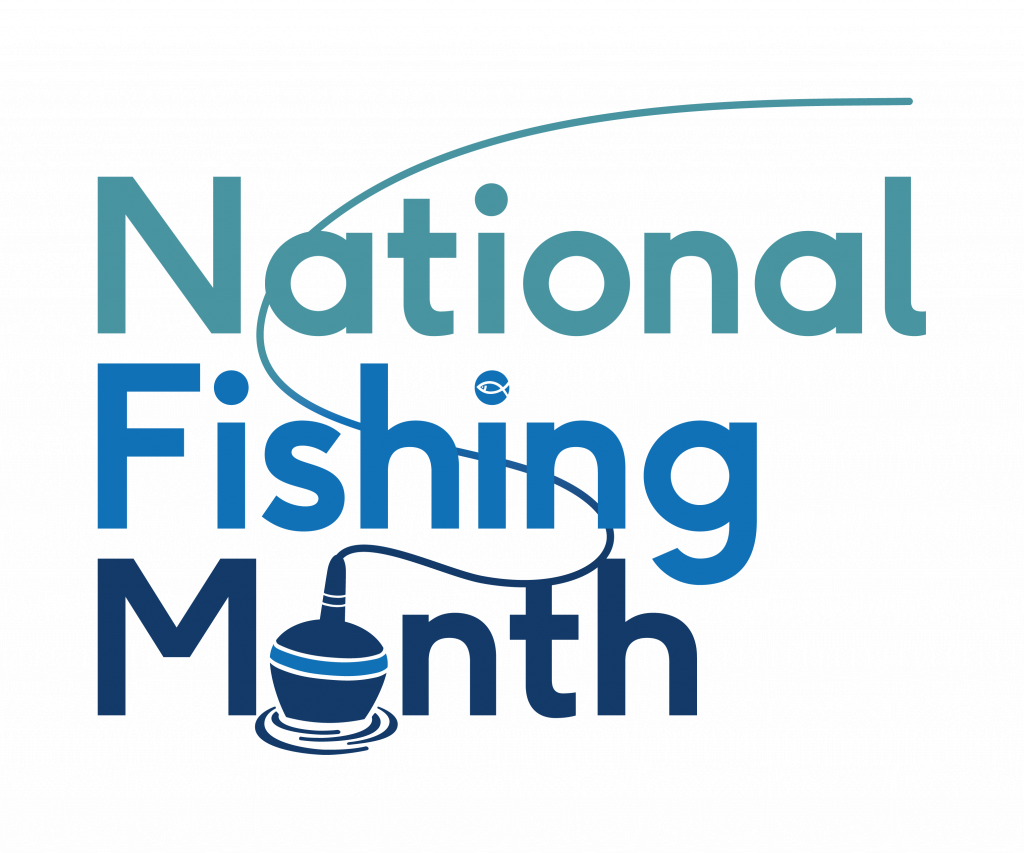 Get Fishing | National Fishing Month Logo 2021
