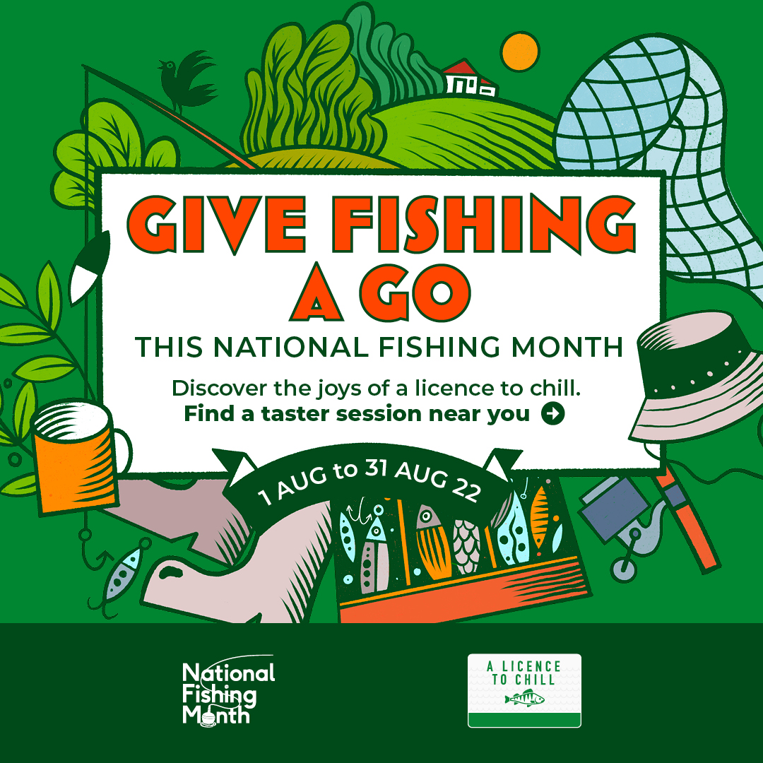 Get Fishing | National Fishing Month 2022 Header Graphic