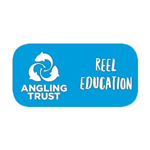 Get Fishing | Reel Education - AT-Reel Education-combined-logo-300px x 300px-white BG