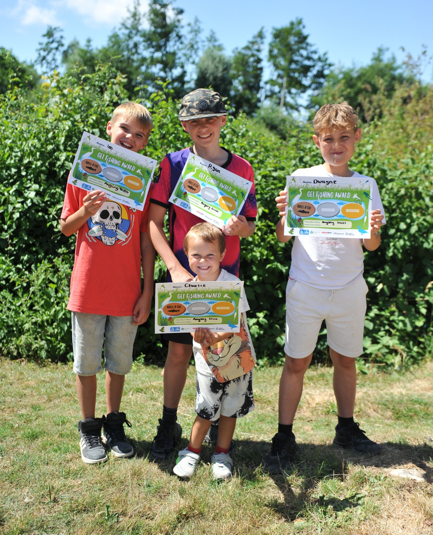 Get Fishing | Ryan, Dwayne, Leo and Charlie 2